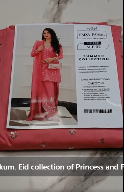 FAIZA FAISAL 3PCS Lawn Suit