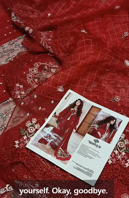 MAHUNUR 3PCS Lawn Suit