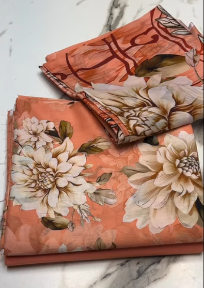 Alkaram Lawn 3PC Digital Print Lawn Dupatta