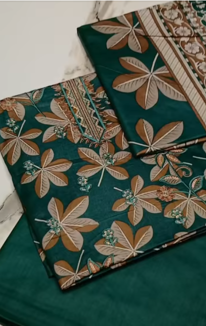 Nishat Premium Lawn 3PC with Lawn Dupatta