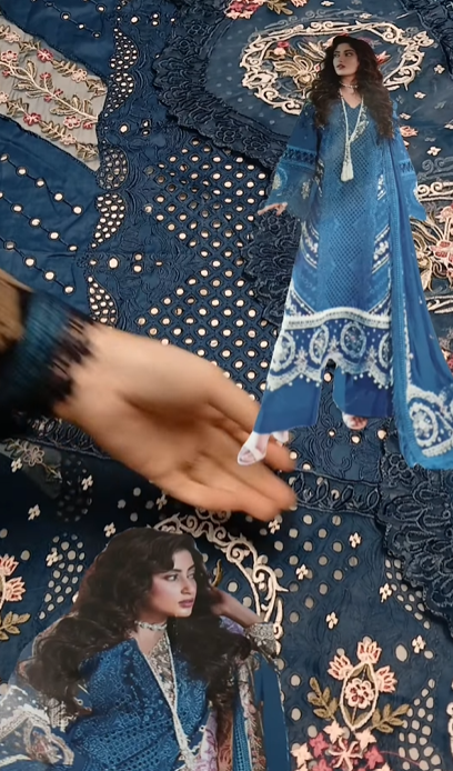 Mahnur 3Pcs Lawn Suit