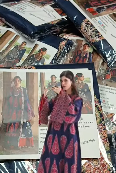 Hussain Rehar 3Pcs Luxury Lawn Suit