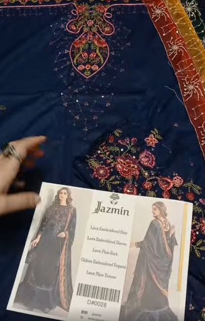 jazmin 3Pcs Lawn Suit