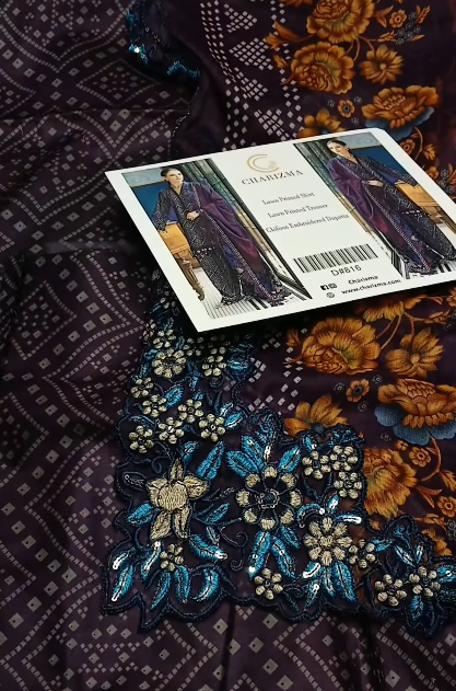Charizma 3Pcs Lawn Suit