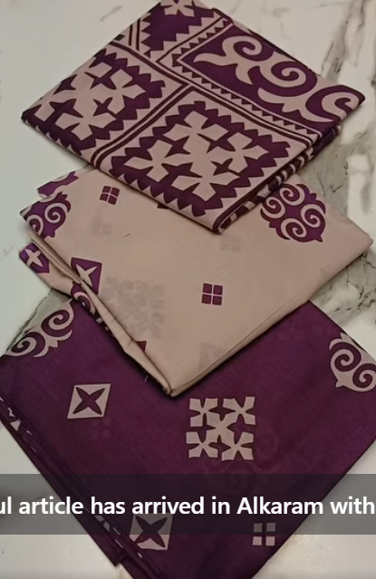 Alkaram 3Pcs Lawn Suit