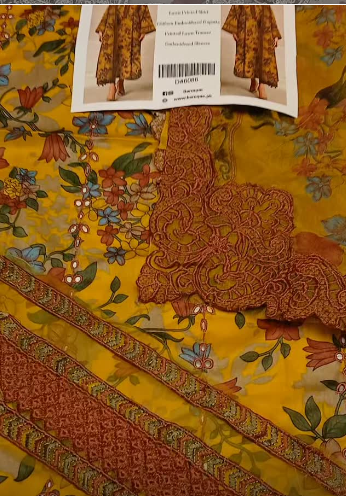 Baroque Chicken Kari Lawn 3pc article