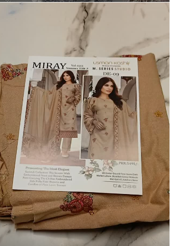 Lawn Karandi 3pc article