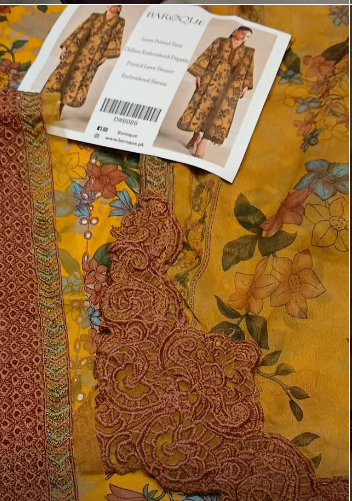 Baroque Chicken Lari Lawn 3pc article