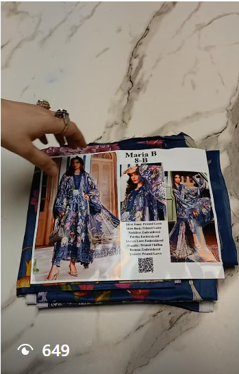 Mari.B.3Pcs Lawn Suit