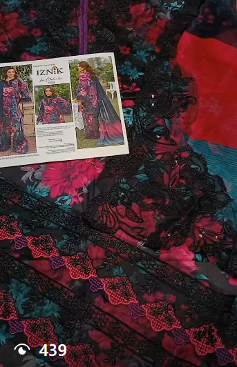 Iznik 3Pcs Lawn Suit