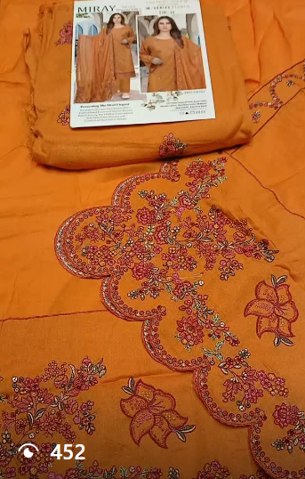 Maria 3Pcs Karandi Lawn Suit