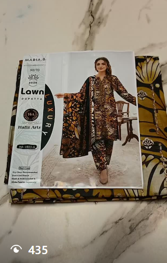 . 3Pcs Lawn Suit