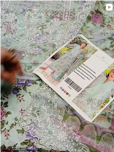 Zanaib chottani 3pcs lawn suit