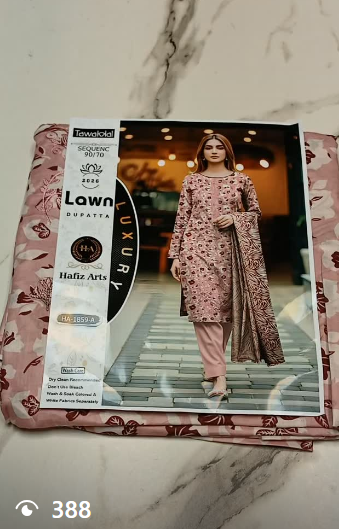 Tawakal 3pcs lawn suit