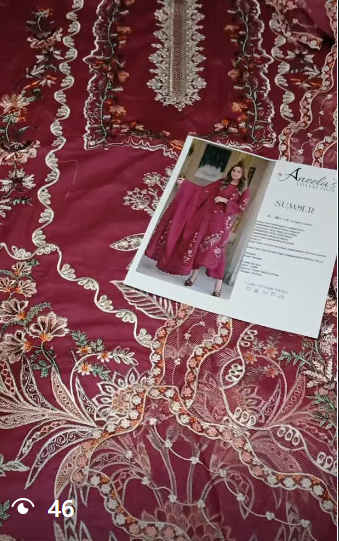 Aneela's 3pcs lawn suit