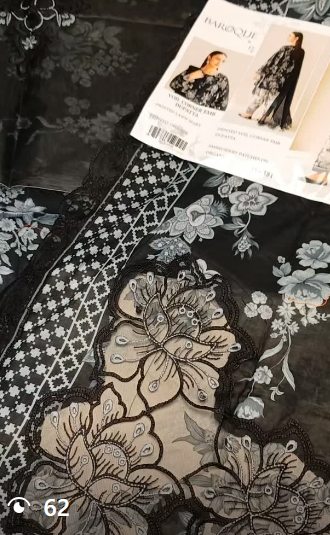 BAROQUE 3pcs lawn suit