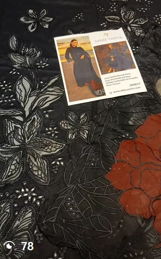 RANG RASIYA 3pcs lawn suit