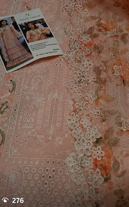 RANG RASIYA 3pcs lawn suit