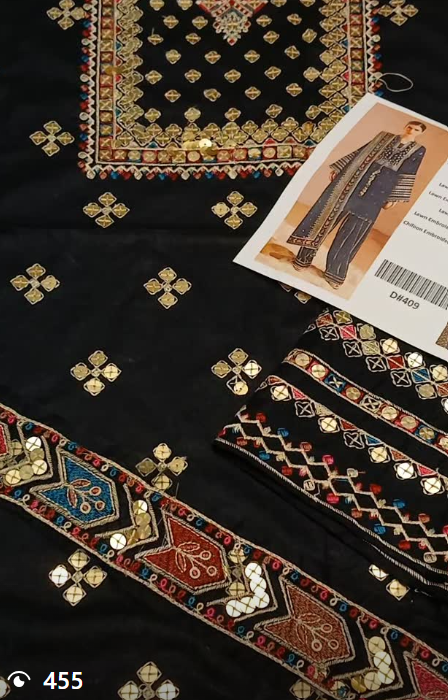 JAZMINE 3pcs lawn suit