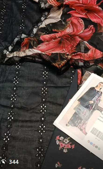 IZNNIK 3pcs lawn suit