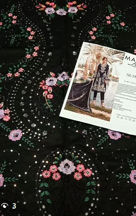 3pcs lawn suit