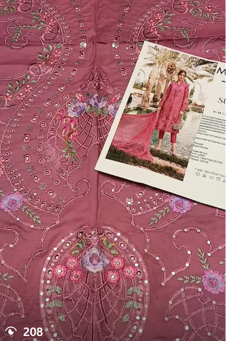 3pcs lawn suit