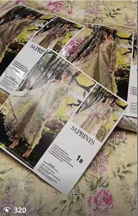 3pcs lawn suit