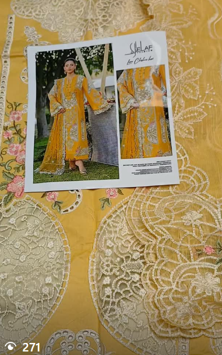 3pcs lawn suit