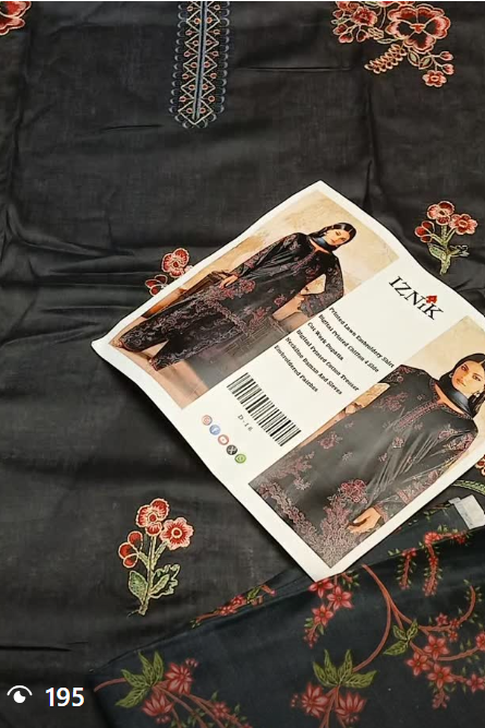 3pcs lawn suit