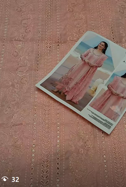 AKBAR ASLAM 3pcs lawn suit