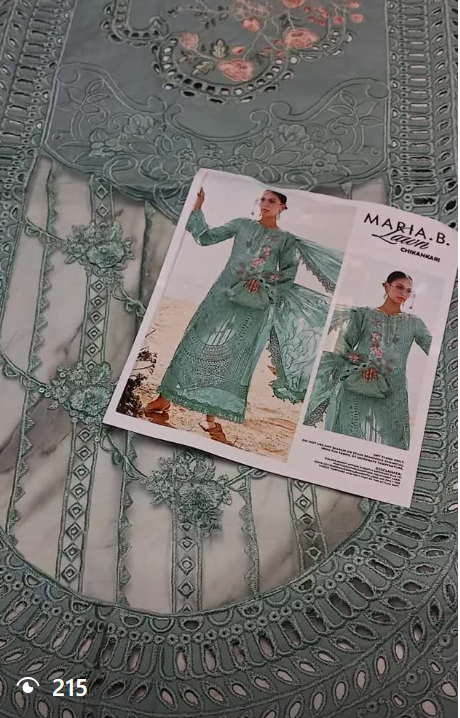 3pcs lawn suit