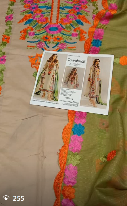 3pcs lawn suit