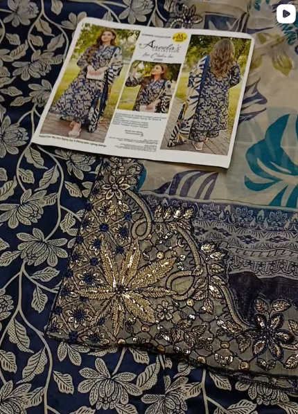 3pcs lawn suit