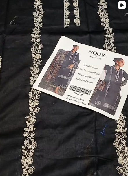 3pcs lawn suit