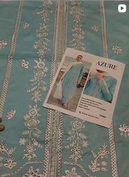 3pcs lawn suit