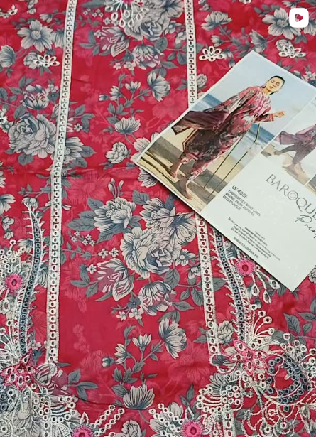 3pcs lawn suit