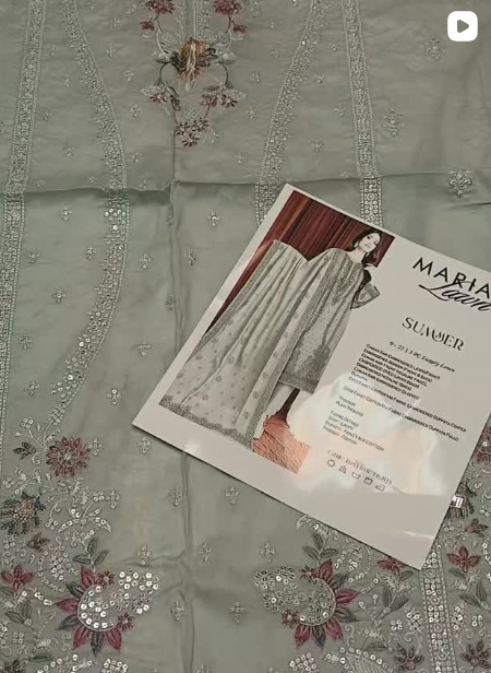 3pcs lawn suit