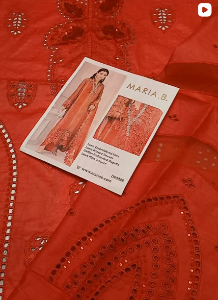 3pcs lawn suit