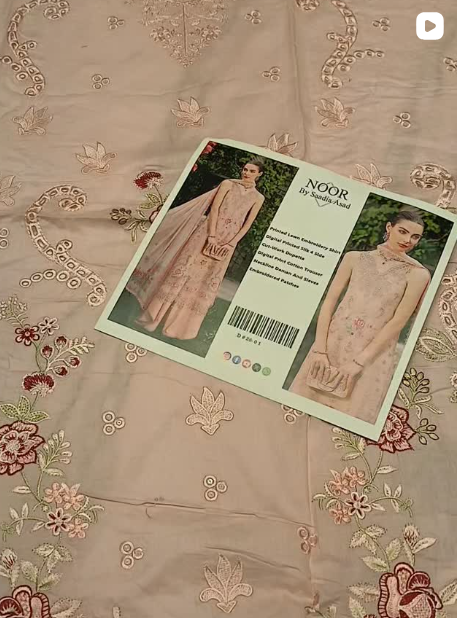 3pcs lawn suit