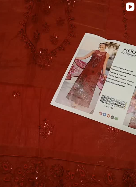 3pcs lawn suit