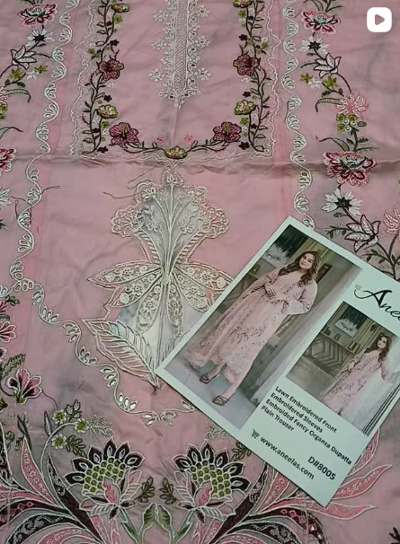 3pcs lawn suit