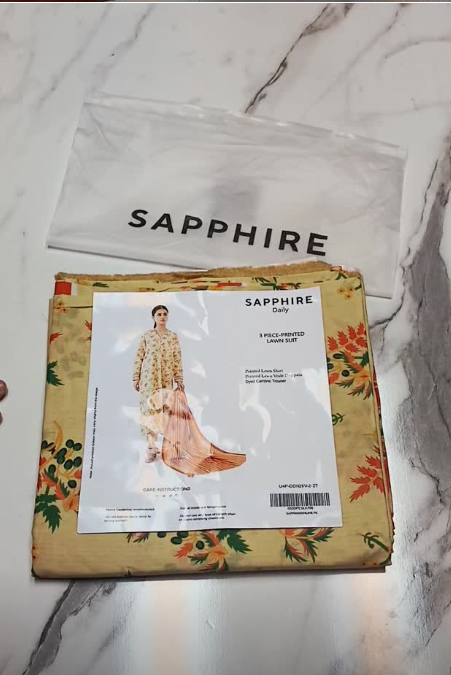 3pcs lawn suit