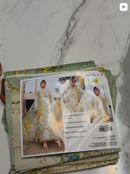 3pcs lawn suit