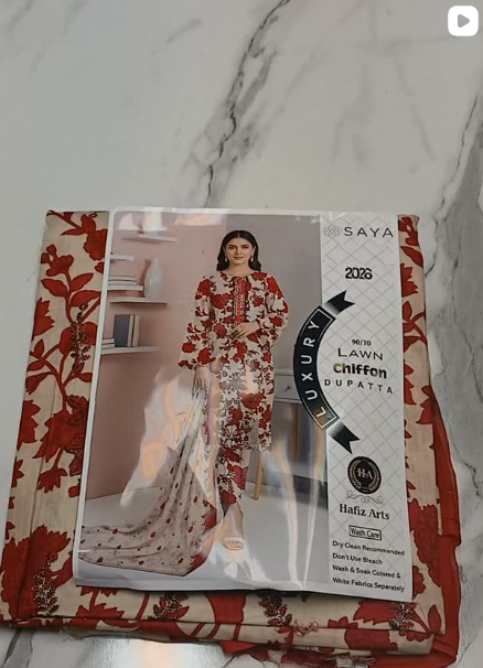 3pcs lawn suit
