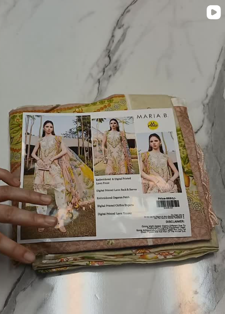 3pcs lawn suit