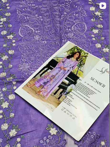 3pcs lawn suit