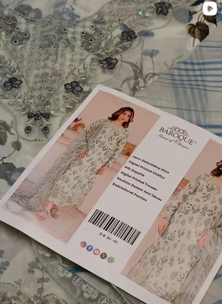 3PCS LAWN SUIT