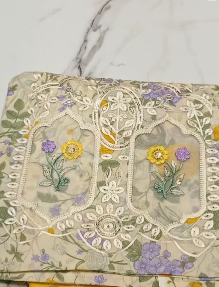 3Pcs Lawn Suit