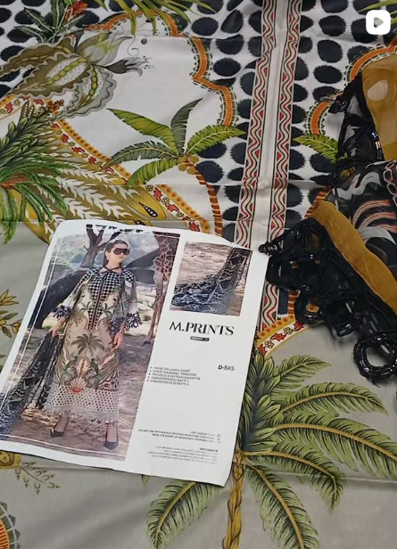 3PCS LAWN SUIT