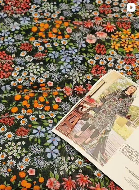 3PCS LAWN SUIT
